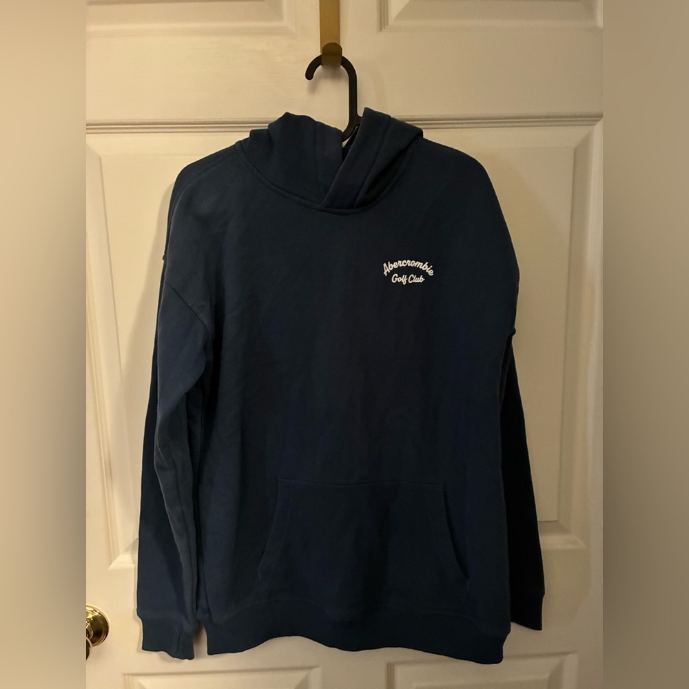 Abercrombie & Fitch Boys Navy “how’s my ride?” Hoodie size 15/16